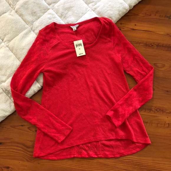 lucky brand red shirt